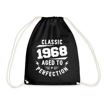 1968 Classic 1968 Cadeau Anniversaire 1968 Vintage - Sac de sport léger - noir - Devant