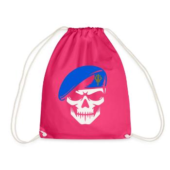 Militärischer Anrufer - Turnbeutel - Fuchsia - Vorne