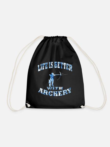 Tir à l’arc - Sac de sport léger - noir