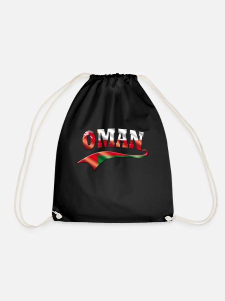 Oman - Turnbeutel - Schwarz