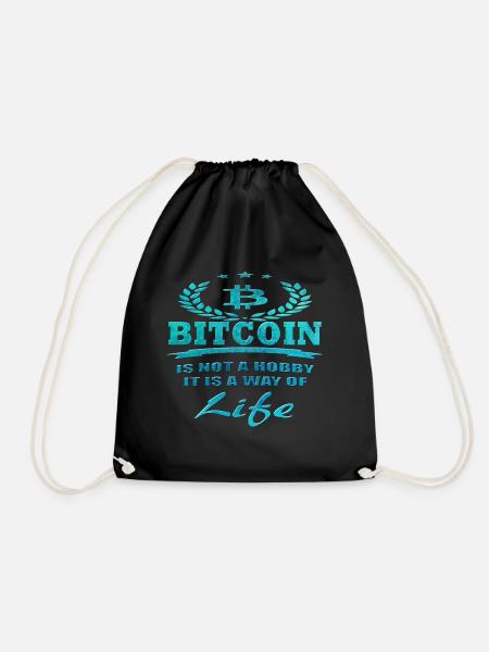 Bitcoin - Turnbeutel - Schwarz