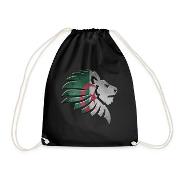 Algerien - Turnbeutel - Schwarz - Vorne