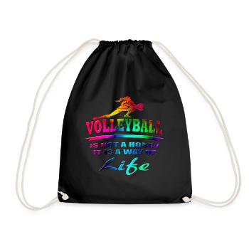 Volley-ball - Sac de sport léger - noir - Devant