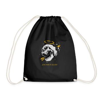 Je t'aime à mort gothique métal - Sac de sport léger - noir - Devant