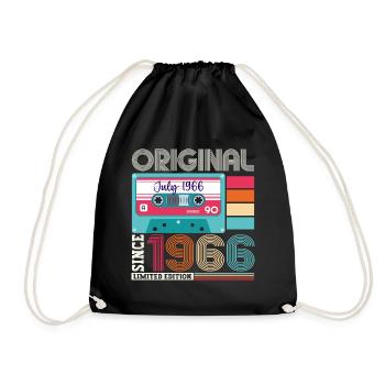 Original Juillet 1966 56ème Anniversaire Cadeau Hommes - Sac de sport léger - noir - Devant