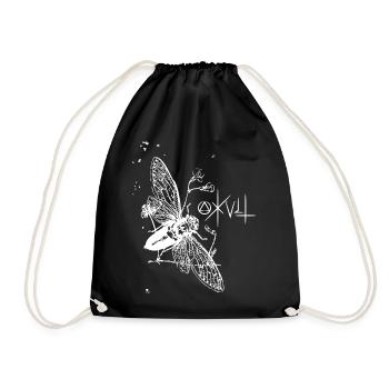 Abeille abeille gothique occulte cadeau sigil - Sac de sport léger - noir - Devant