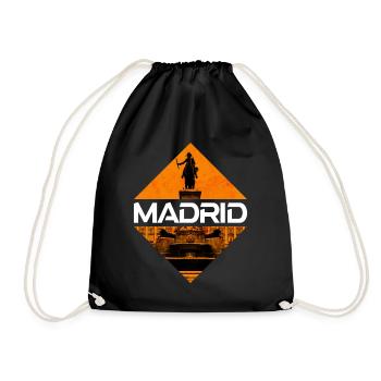 Madrid Espagne Ville Skyline Accueil Amour Vacances - Sac de sport léger - noir - Devant