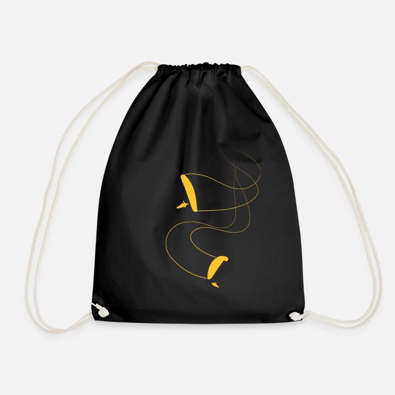 Duo de parapentes - Sac de sport léger - noir