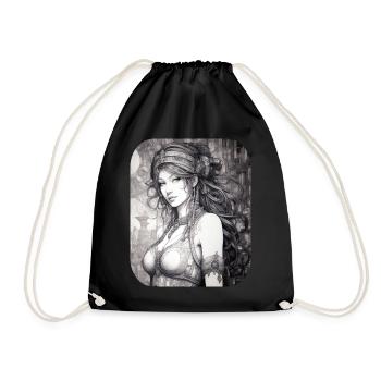 Beauté mystique - Sac de sport léger - noir - Devant