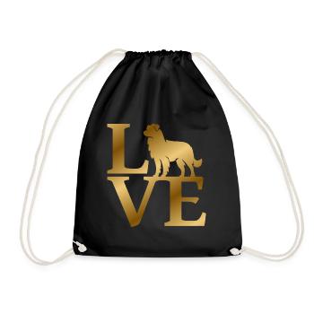 Amour des bergers australiens - Sac de sport léger - noir - Devant