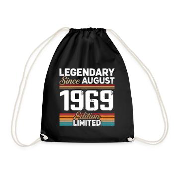 Légendaire Depuis Août 1969 Vintage Rétro - Sac de sport léger - noir - Devant