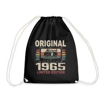 Mars 1965 Vintage mars 1965 - Sac de sport léger - noir - Devant