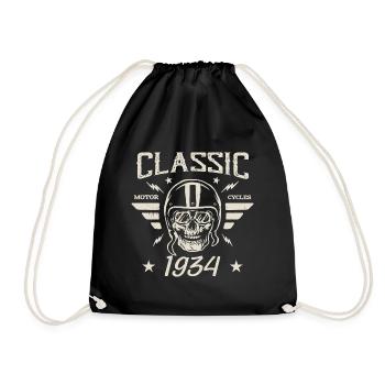Cadeau D’anniversaire Classique Vintage Né en 1934 - Sac de sport léger - noir - Devant