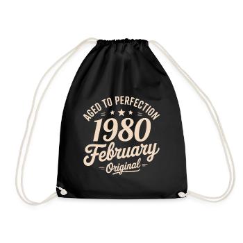 Février 1980 - February 1980 - Sac de sport léger - noir - Devant