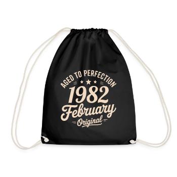 Février 1982 - February 1982 - Sac de sport léger - noir - Devant