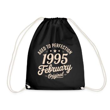 Février 1995 - February 1995 - Sac de sport léger - noir - Devant