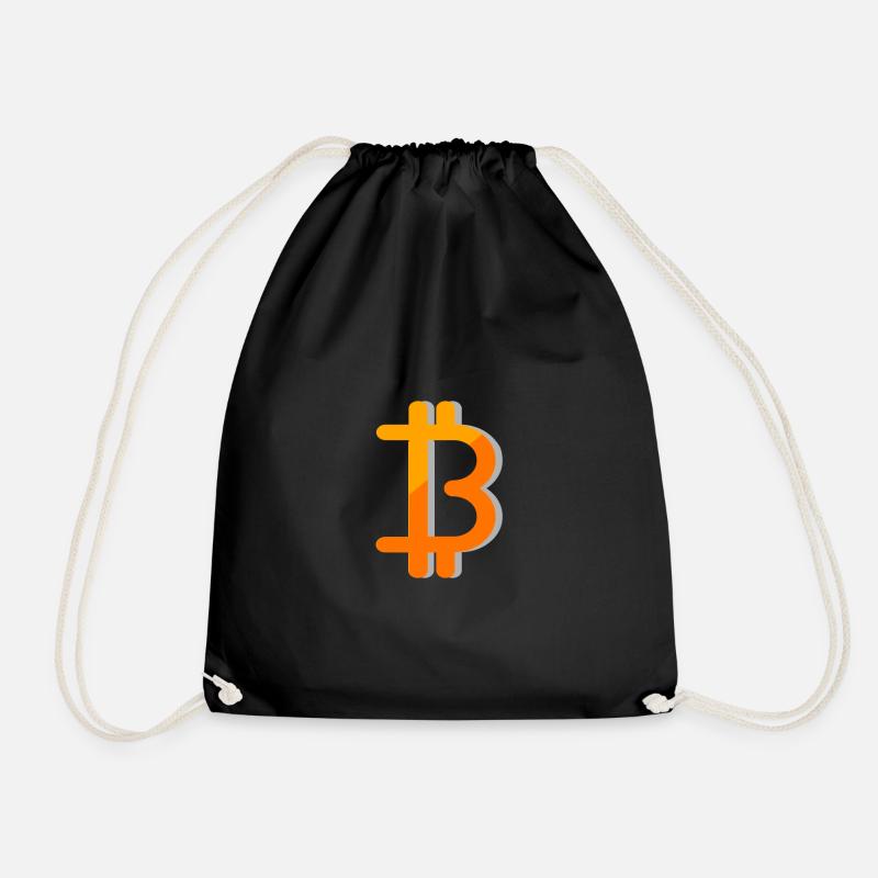 bitcoin - Turnbeutel - Schwarz