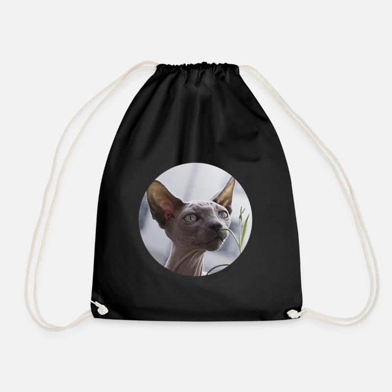 Chat nu chat sphynx - Sac de sport léger - noir
