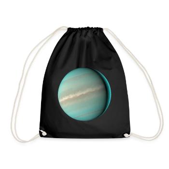 Planet Uranus - Turnbeutel - Schwarz - Vorne