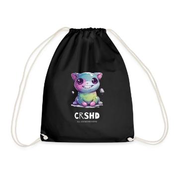Funny outfit for stressed, stubborn, cat - Drawstring Bag - black - Front