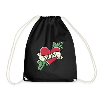 Best Mom - Drawstring Bag - black - Front