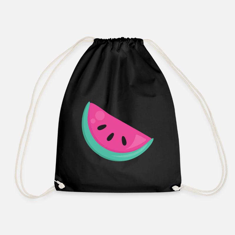 Melone - Turnbeutel - Schwarz