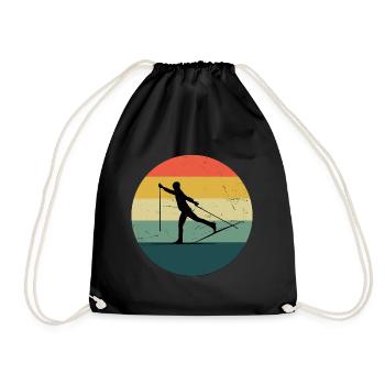 Ski de fond Classique Ski de fond - Sac de sport léger - noir - Devant