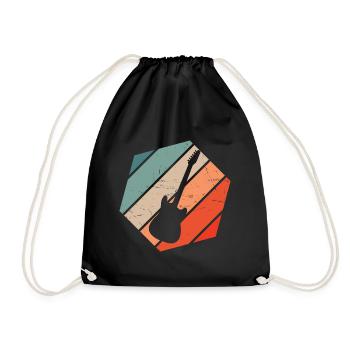 Guitariste Hommes Femmes Guitare Guitare Gitarris - Sac de sport léger - noir - Devant