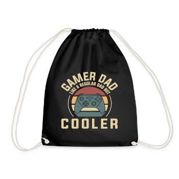 Best Father - Drawstring Bag - black - Front