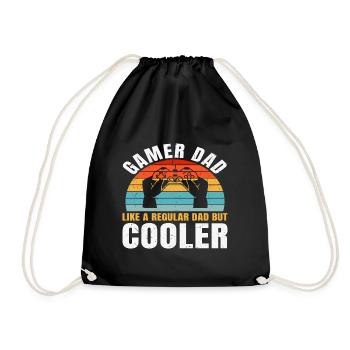 Best Father - Drawstring Bag - black - Front