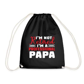 Father's Day - Drawstring Bag - black - Front