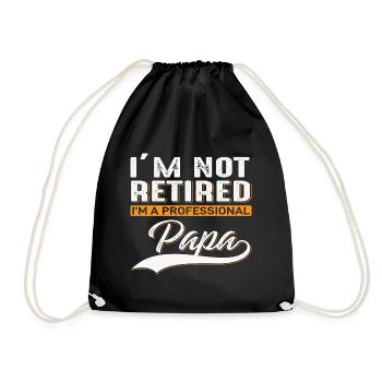 Father's Day - Drawstring Bag - black - Front