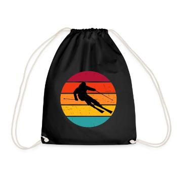 Skieurs Skieurs acrobatiques - Sac de sport léger - noir - Devant