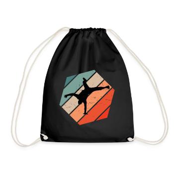 Men's Breakdance Hip Hop Bboy Bgirl Break Dance - Drawstring Bag - black - Front