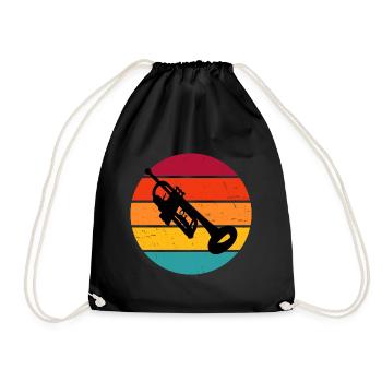 Trompettiste Trompette Jazz Trompette Spi - Sac de sport léger - noir - Devant