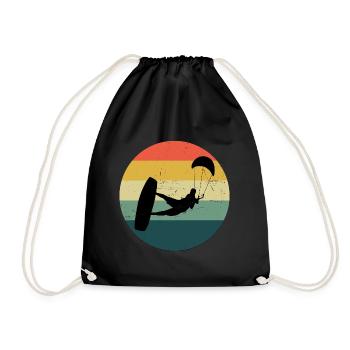 Kiten Kitesurfing Kitesurfen Kite Kitesurf - Sac de sport léger - noir - Devant
