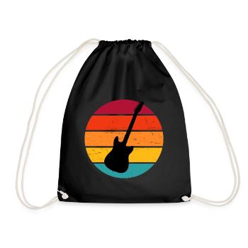 Electric guitar electronic guitar ladies acoustic guitar - Drawstring Bag - black - Front