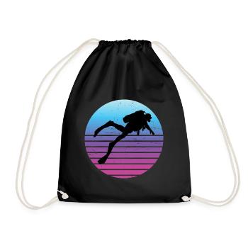 Plongeur Femmes Plongeur Plongeur Plongeur Hommes - Sac de sport léger - noir - Devant
