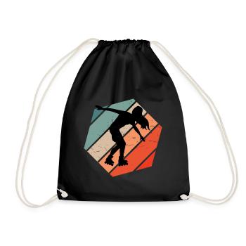 Patinage à roulettes hommes Patins à roulettes Patinage à roulettes - Sac de sport léger - noir - Devant