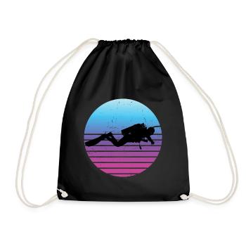 Scuba Diver Hommes Scuba Diver Femmes - Sac de sport léger - noir - Devant