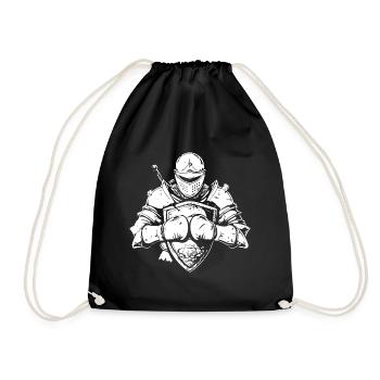 Knight Boxer Boxing MMA - Drawstring Bag - black - Front