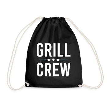 Grill Crew - Turnbeutel - Schwarz - Vorne
