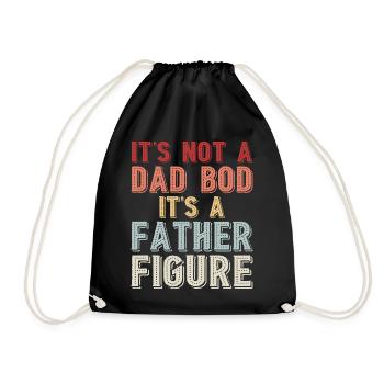 Je ne suis pas un papa Bod C’est un graphique de figure paternelle - Sac de sport léger - noir - Devant