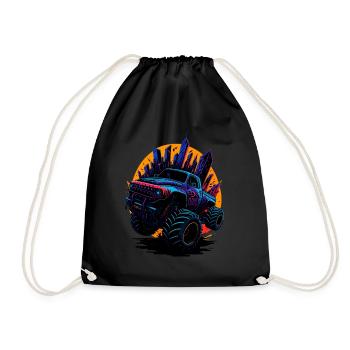 Monster truck - Sac de sport léger - noir - Devant