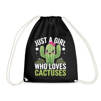 Cactus Cactus Plante du désert - Sac de sport léger - noir - Devant