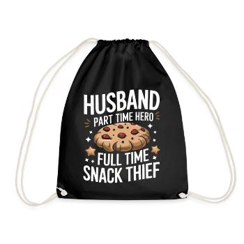 Husband, Spouse, Family, Wedding - Drawstring Bag - black - Front