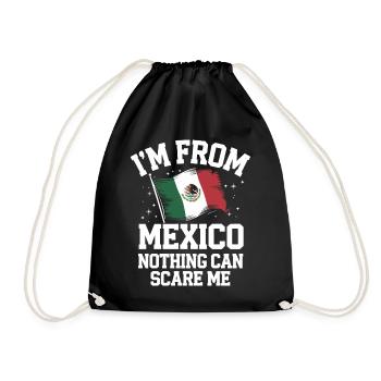 Mexico Mexico Mexican Spanish - Drawstring Bag - black - Front
