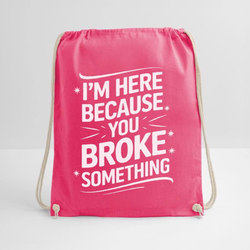 Technical Support Computer Drawstring Bag