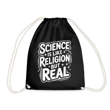 Atheismus Atheist Anti-Religion Agnostiker - Turnbeutel - Schwarz - Vorne