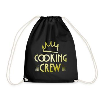 Cooking Crew - Turnbeutel - Schwarz - Vorne